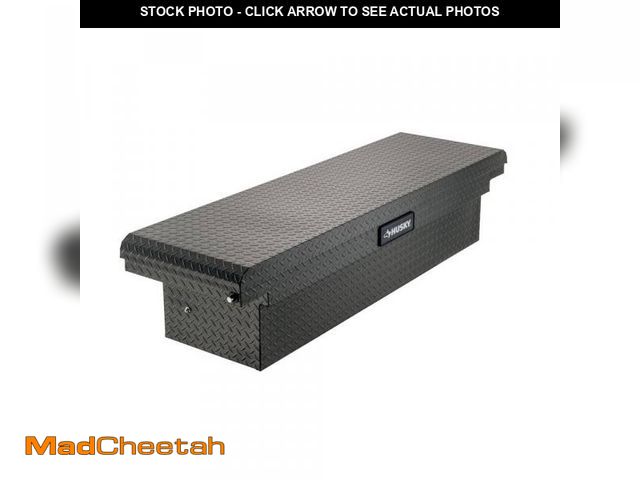 Lot 74-12280932 - Husky 71 in. Graphite Aluminum Full Size Low Profile Crossover Truck Tool Box - UNUSED