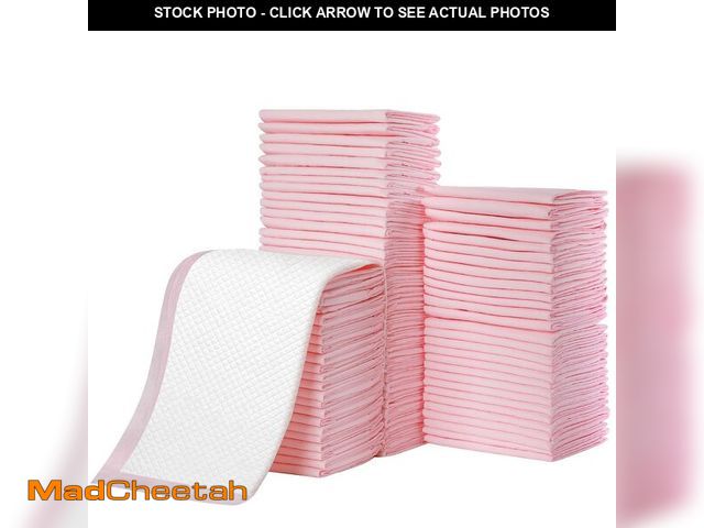 Lot 74-12711168 - Disposable Changing Pad Liners Pack of 100 Baby Incontinence Changing Pads Diaper UnderPads Ultra So...