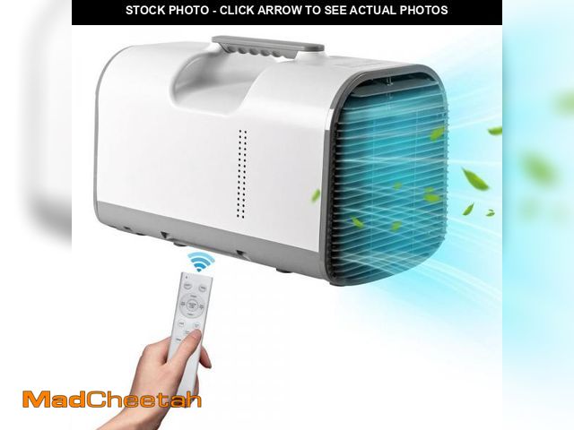 Lot 74-12032125 - *SEE DETAILS* Edendirect 4500 BTU Portable Air Conditioner Cools 150 Sq. Ft. in Gray with Dehumidifi...