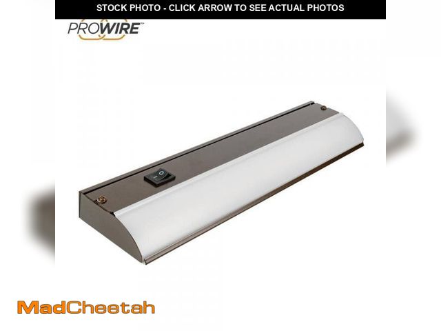 Lot 74-11826798 - ULTRA PROGRADE ProWire Direct Wire 12 in. LED Oil-Rubbed Bronze Under Cabinet Light - UNUSED