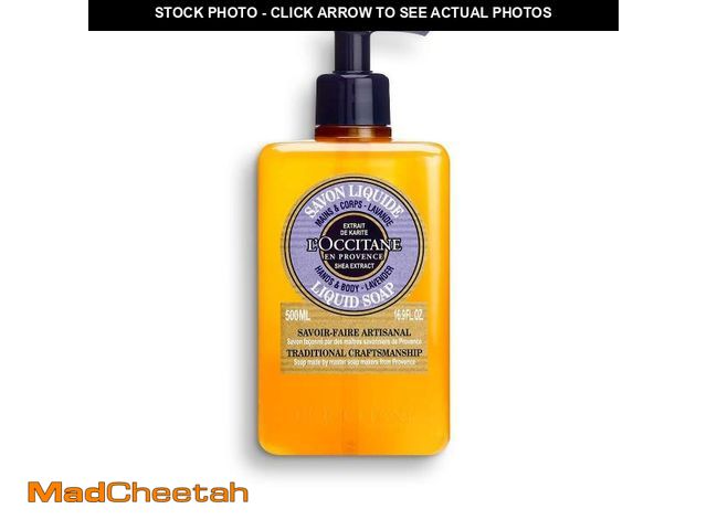 Lot 74-12050575 - L'Occitane Shea Hands &amp; Body Lavender Liquid Soap 16.90 fl. oz - UNUSED