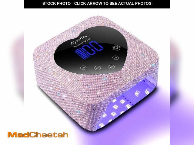Lot 74-13958146 - Ayshone Cordless UV LED Nail Lamp,72W Rechargeable Nail Dryer Gel Polish Light with Large LCD Displa...