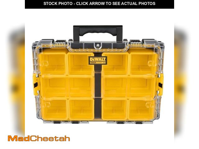 Lot 74-13691670 - DEWALT TOUGHSYSTEM 2.0 10-Compartment Deep Small Parts Organizer - UNUSED