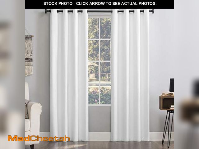 Lot 74-12526341 - Sun Zero Columbia 2-Pack Thermal Energy Saving 100% Blackout Grommet Curtain Panel Pair, 40" x 84", ...