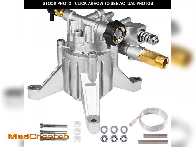 Lot 74-11860663 - YAMATIC 7/8" Shaft Vertical Pressure Washer Pump 3000 PSI @ 2.5 GPM Replacement Pump for Power Washe...