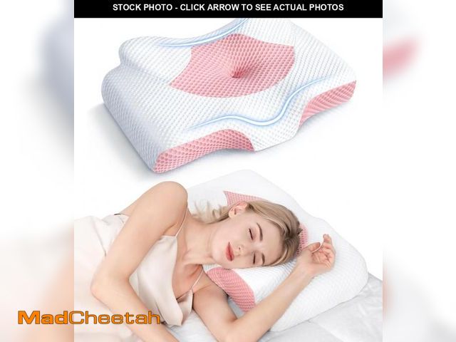 Lot 74-12330176 - Osteo Cervical Pillow for Neck Pain Relief, Hollow Design Odorless Memory Foam Pillows with Cooling ...