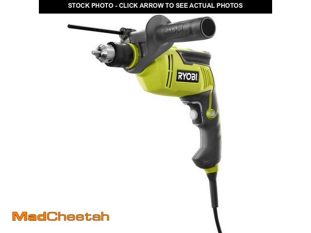 Lot 74-12796243 - RYOBI 6.2 Amp Corded 5/8 in. Variable Speed Hammer Drill - UNUSED