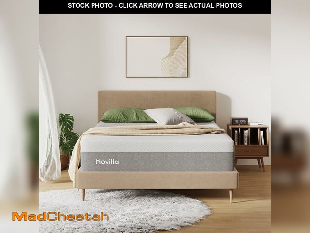 Lot 74-12895134 - Novilla Full Mattress, 12 Inch Gel Memory Foam Full Size Mattress for Cool Night &amp; Pressure Reli...