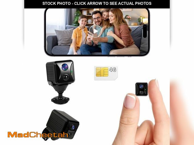 Lot 74-14387181 - YISPK 4G LTE Hidden Camera,Cellular Security Camera No WiFi with 4G SIM Card, 4K HD Portable Car Spy...