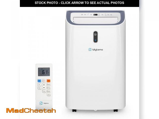 Lot 74-12280268 - 14,000 BTU Portable Air Conditioners Cools 700 sq. ft. with Heat and Dehumidifier and Fan with Remot...
