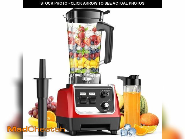 Lot 74-13627376 - MAGETANG Blender, 1800W Powerful Countertop Blenders for Kitchen with 70oz Pitcher &amp;20oz Travel ...