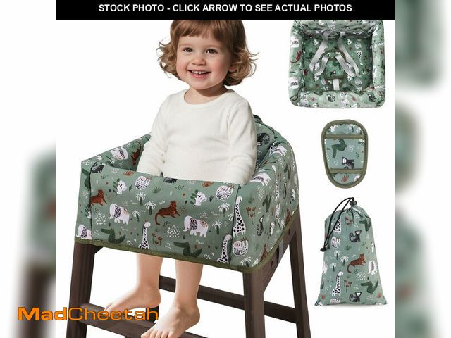 Lot 74-14428894 - Lunobubo Baby High Chair Cover Restaurant with Strap Pads &amp; 3-Point Harness, Machine Washable, W...