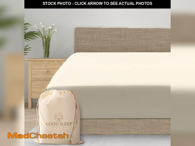 Lot 74-14209173 - Good Sleep Bedding Twin XL Fitted Sheet - 800 TC Extra Long Twin Sheets for Dorm, 100% Egyptian Cott...
