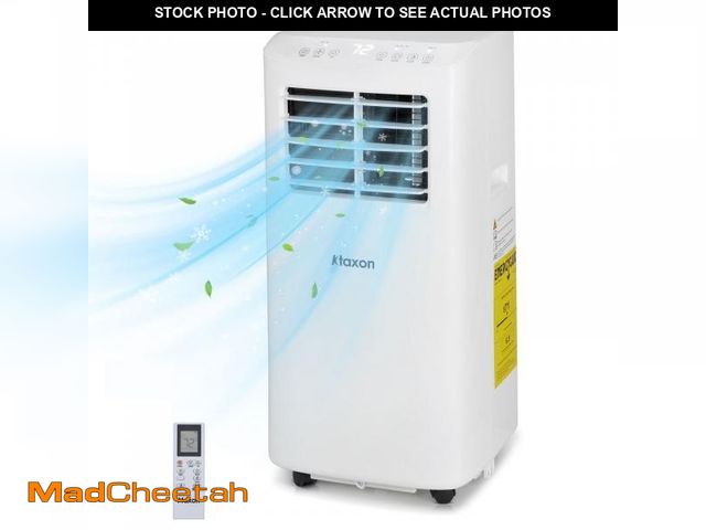Lot 74-12196943 - Ktaxon 5100 BTU (8000 BTU ASHRAE) Portable Air Conditioner &amp; Dehumidifier Function Remote W/ Win...
