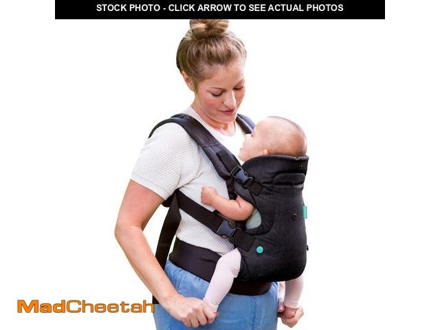 Lot 74-12713141 - Infantino Flip 4-in-1 Convertible Baby Carrier, Adjustable, Ergonomic Babywearing, Registry Essentia...