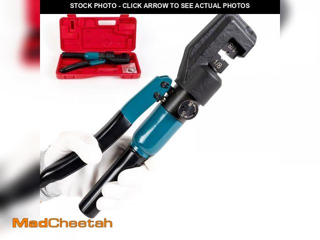Lot 74-12488831 - Muzata Custom Cable Railing Crimping Tool Hydraulic Crimper Hydraulic Crimping Tool for 1/8" Stainle...