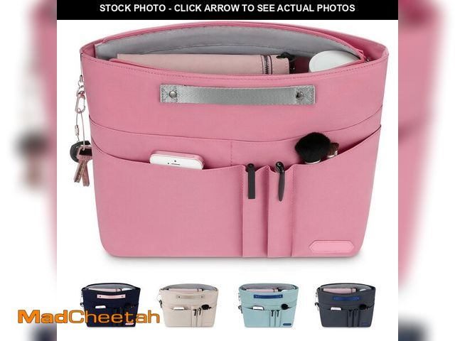 Lot 74-12701896 - HyFanStr purse organizer insert for handbags,Tote Bag Organizer Insert Zipper for Women, Handbag Org...