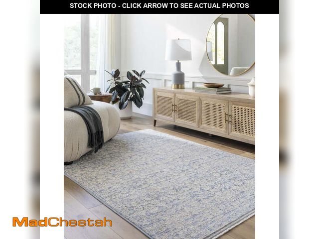 Lot 74-12885154 - Better Homes &amp;Gardens Blue Indoor Area Rug, 8' x 10' - USED