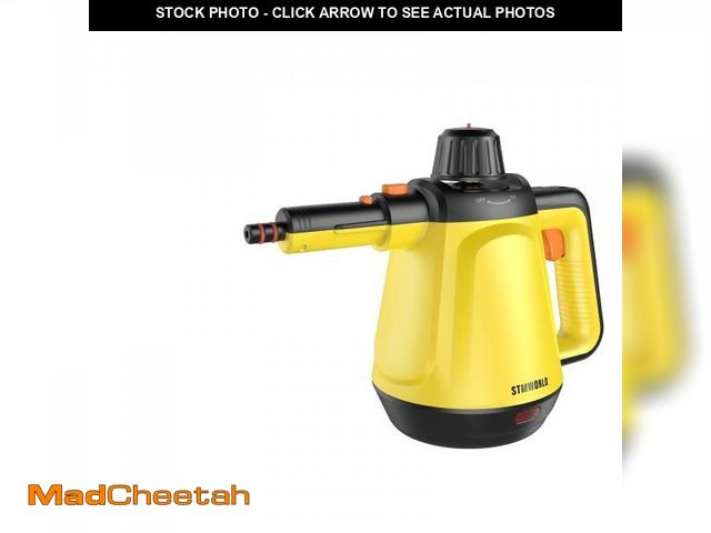 Lot 74-12218829 - Natural Multi-Surface Handheld Steam Cleaner with 10 Accessories, 13.5OZ Pressurized Multipurpose On...