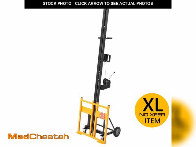 Lot 74-12785814 - VEVOR Drywall Lift, Heavy-Duty 150 lbs Sheetrock Hoist for Wall Installation, One Person Drywall Ins...