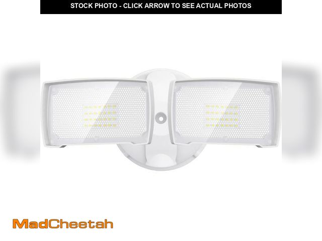 Lot 74-12309289 - LEPOWER 3000LM Flood Light Outdoor, Switch Controlled LED Security Light, 28W Exterior Lights with 2...