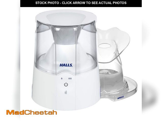 Lot 74-14255293 - Crane 0.5 Gal. Crane x Halls 2-in-1 Warm Mist Humidifier and Steam Inhaler - UNUSED
