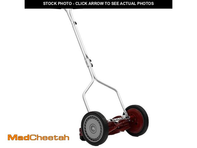 Lot 74-14291765 - American Lawn Mower Company 14 in. 5-Blade Manual Walk Behind Reel Lawn Mower - USED