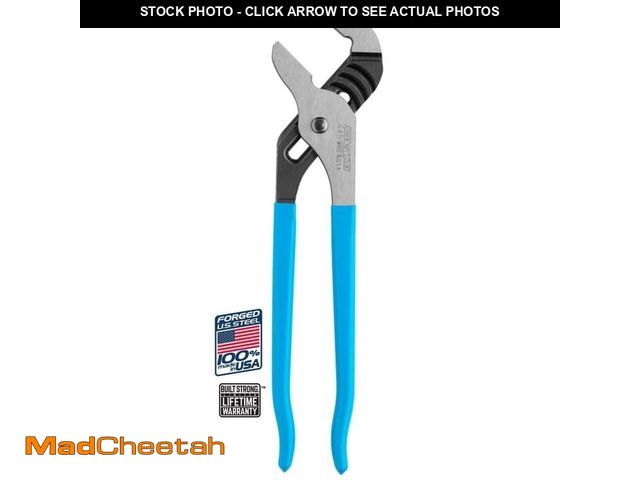 Lot 74-12788231 - Channellock 12 in. Smooth Jaw Tongue and Groove Plier - UNUSED