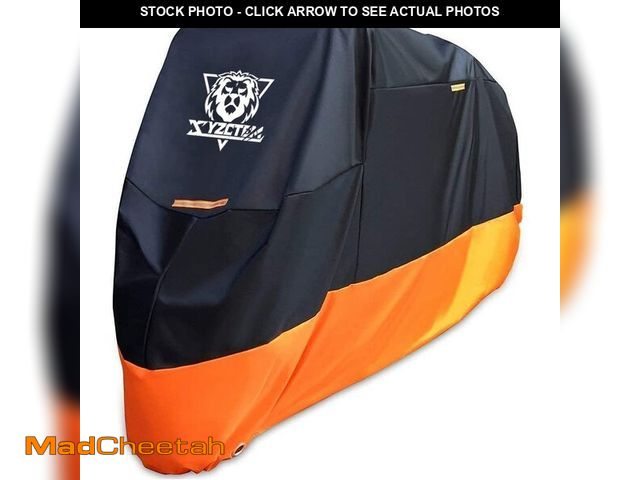 Lot 74-14066635 - XYZCTEM Motorcycle Cover Ã¢â¬â All Season Waterproof Outdoor Protection Ã¢â¬â Precision Fit up...