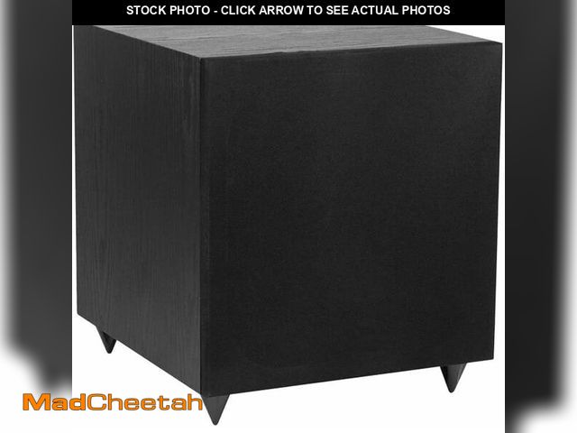 Lot 74-13757193 - Monoprice 12 Inch 150 Watt Powered Subwoofer, Black (109723) - UNUSED