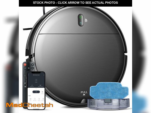 Lot 74-12703299 - MAMNV Robot Vacuum and Mop,2 in 1 for Carpet &amp; Hard Floor,Robotic Vacuum Cleaner with Alexa/Voic...