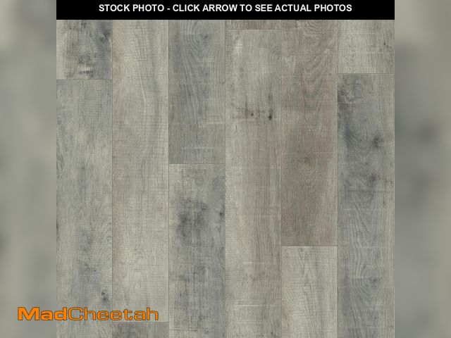 Lot 74-14439793 - Rockwater Oak 10mm T X 8 in W Waterproof Laminate Flooring (18.60 sq. ft./case) - UNUSED
