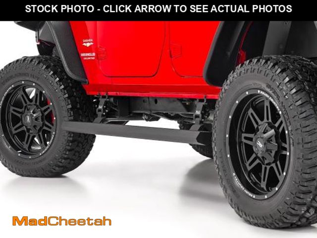 Lot 74-12488391 - Rough Country Power Running Boards with LED Step Lights for Jeep Wrangler JK (2007-2018) - Dual Moto...