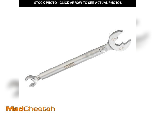 Lot 74-14590202 - RIDGID One Stop Wrench for Angle Stops, Straight Stops, and Compression Couplings, 2-in-1 Plumbing W...