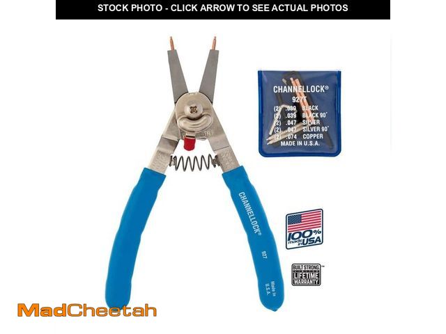 Lot 74-13001502 - Channellock 8 in. Retaining Snap Ring Pliers - UNUSED