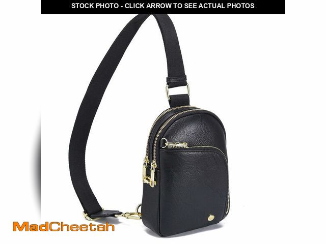 Lot 74-14298253 - INICAT RFID Blocking Sling Bag, Anti Theft Crossbody Bag for Women Compact Travel Purses Vegan Leath...