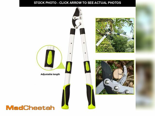Lot 74-14369352 - YARTTING Extendable Anvil Loppers, 28-41" Telescopic Handle Tree Trimmer, Heavy Duty Branch Cutter 2...