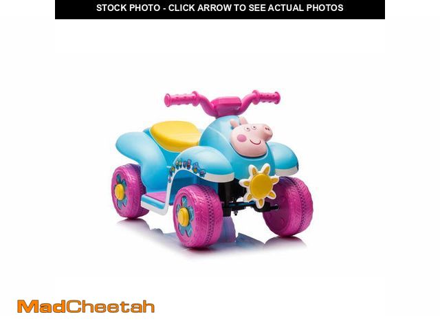Lot 74-14351412 - Peppa Pig Quad 6V by Best Ride on Cars - USED
