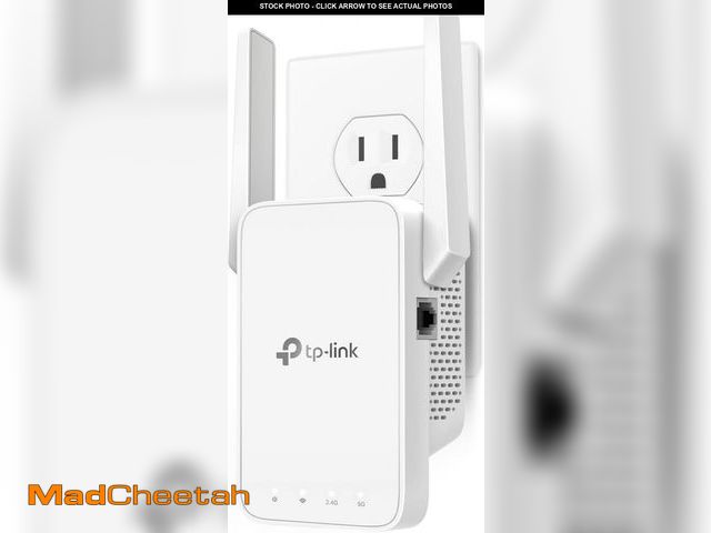 Lot 74-12332821 - TP-Link AC1200 WiFi Extender, 2025 Wirecutter Best WiFi Extender, 1.2Gbps Home Signal Booster, Dual ...