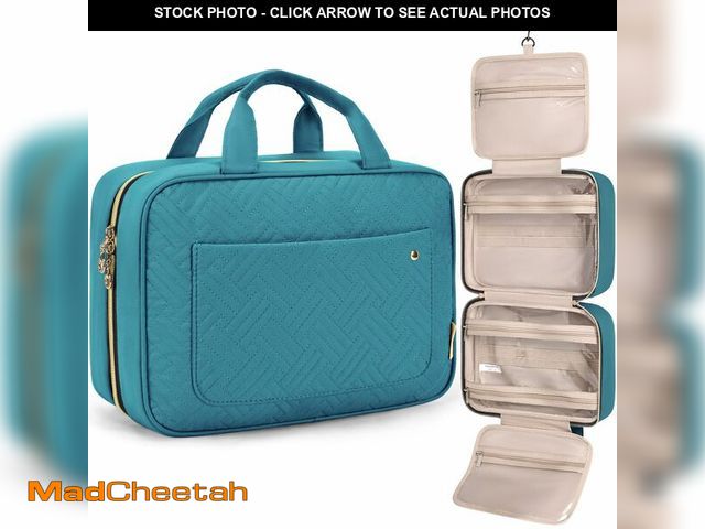 Lot 74-13958194 - BAGSMART Toiletry Bag Travel Bag with hanging hook, Water-resistant Makeup Cosmetic Bag Travel Organ...