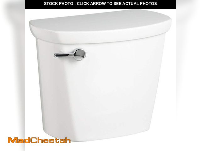 Lot 74-14439582 - Cadet Pro 10 in. 1.28 GPF Single Flush Toilet Tank Only with Gravity Fed Technology in White - UNUSE...