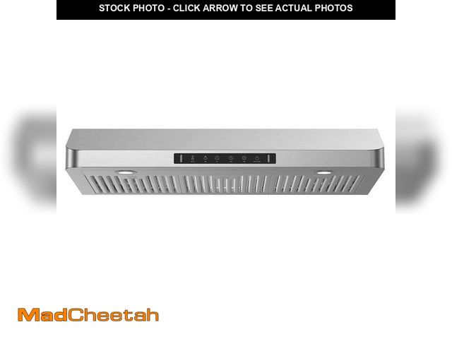 Lot 74-13678471 - VIKIO 36 in. 900 CFM Ducted Under Cabinet Range Hood in Stainless Steel with 3 -Way Venting and Remo...