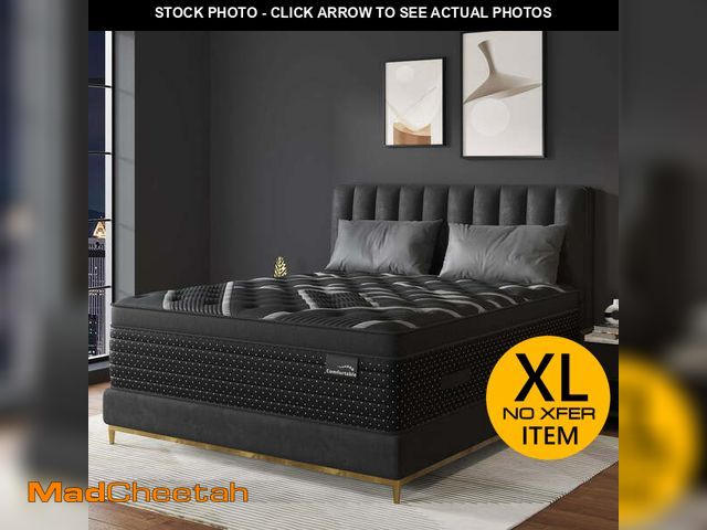 Lot 74-14070035 - LuckyLotus Queen Mattress 14 inch Hybrid Queen Size Mattress in a Box Gel Memory Foam &amp; Pocket S...