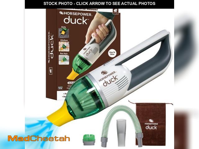 Lot 74-12215155 - Duck Compact Cordless Vacuum by Horsepower, Ultra-Powerful, Strong Suction, AS-SEEN-ON-TV, Easy To S...