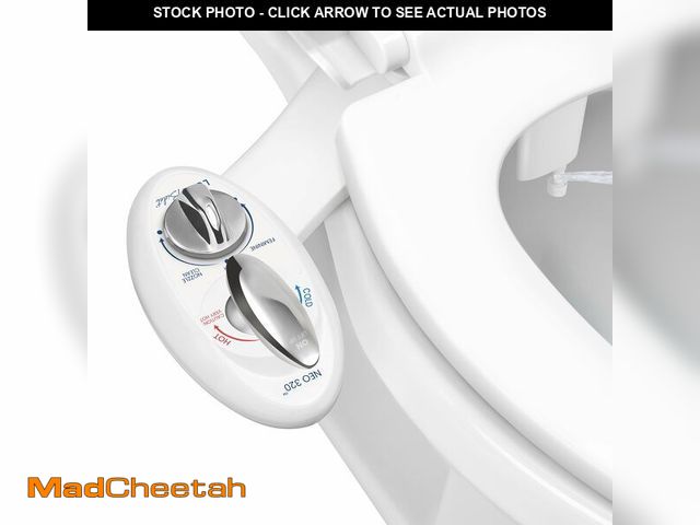 Lot 74-14150003 - LUXE Bidet NEO 320 - Warm Water, Dual Nozzle, Self-Cleaning, Non-Electric Bidet Attachment for Toile...