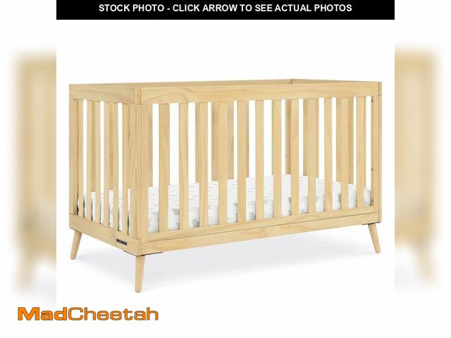Lot 74-12571841 - Delta Children Essex 4-in-1 Convertible Crib Greenguard Gold Certified, Natural - UNUSED