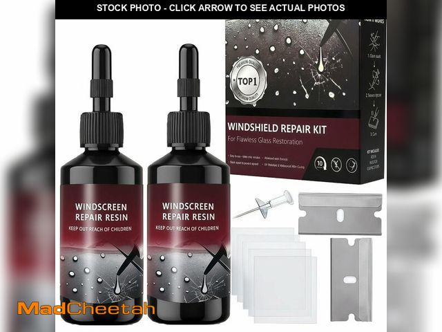 Lot 74-14050298 - MalaFox Windshield Repair Kit, 2026 Latest Car Windshield Crack Repair Kit, 5Min Quick-Repair, 2 Bot...