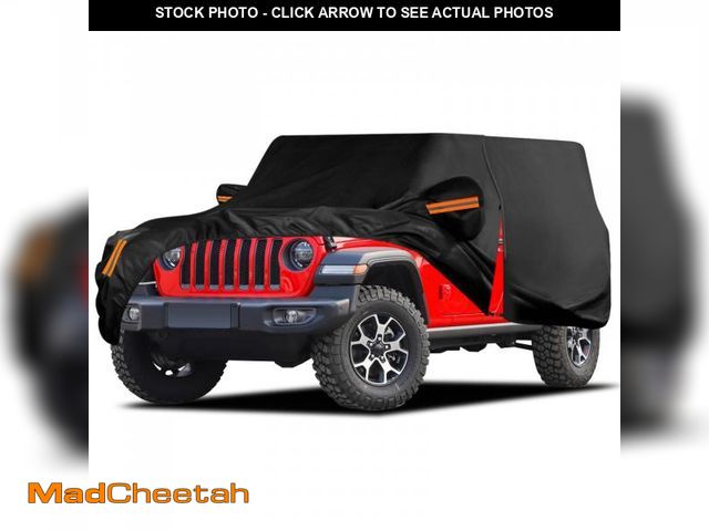 Lot 74-11558726 - Waterproof Car Cover for Jeep Wrangler 4 Door 2006-2025 JK JL Outdoor Waterproof Sun Rain Snow Hail ...