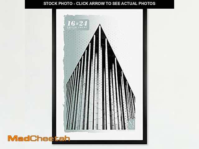 Lot 74-12665176 - MCS Foundation 16x24 Poster Frame Traditional Black, Vertical &amp; Horizontal Wall Hanging Large Pi...