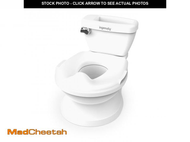 Lot 74-12526824 - Summer Infant by Ingenuity My Size Potty Pro in White, Toddler Potty Training Toilet, Lifelike Flush...